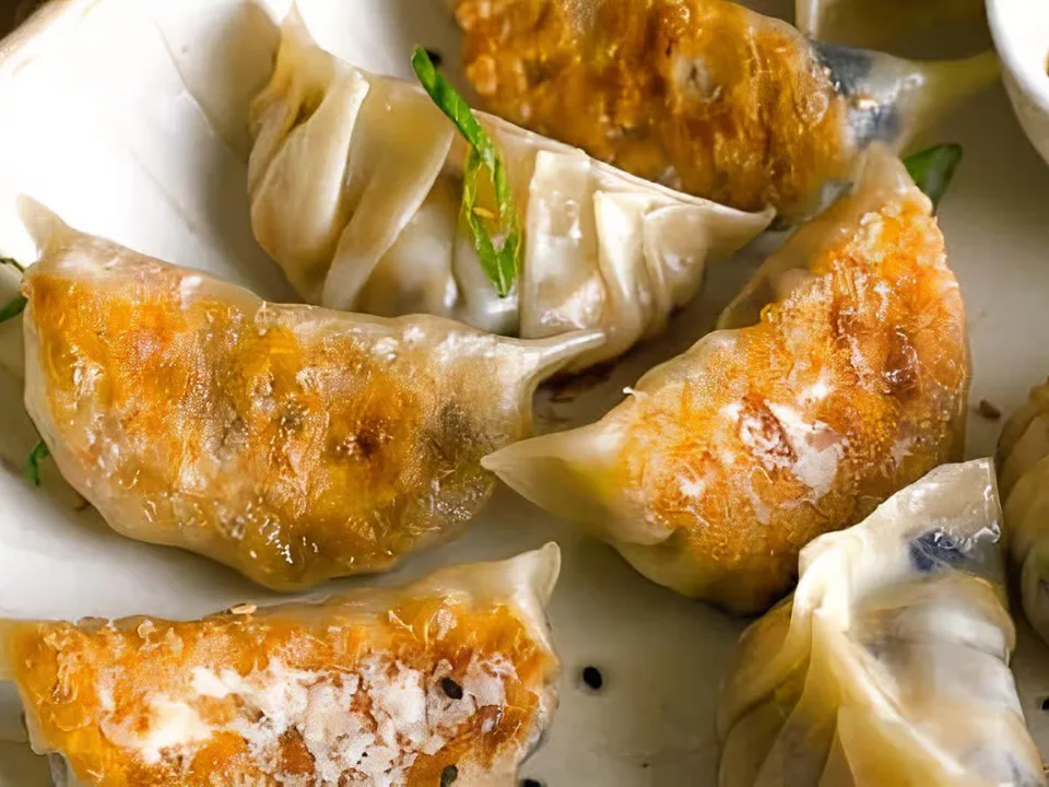 Chicken & Pork Gyoza - Japanese-style dumplings with chicken and pork